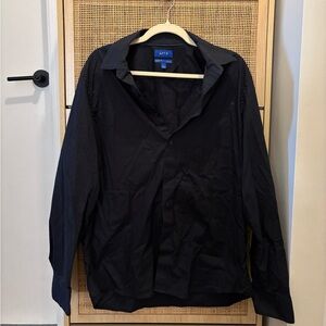 Apt 9 black button up men’s shirt